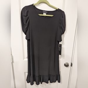 MSK - Black Ruffle Dress